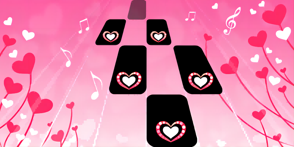Magic piano Tiles Pink